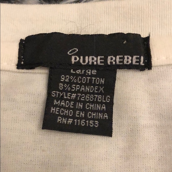 Off-white v-neck long sleeve tee - Picture 4 of 4